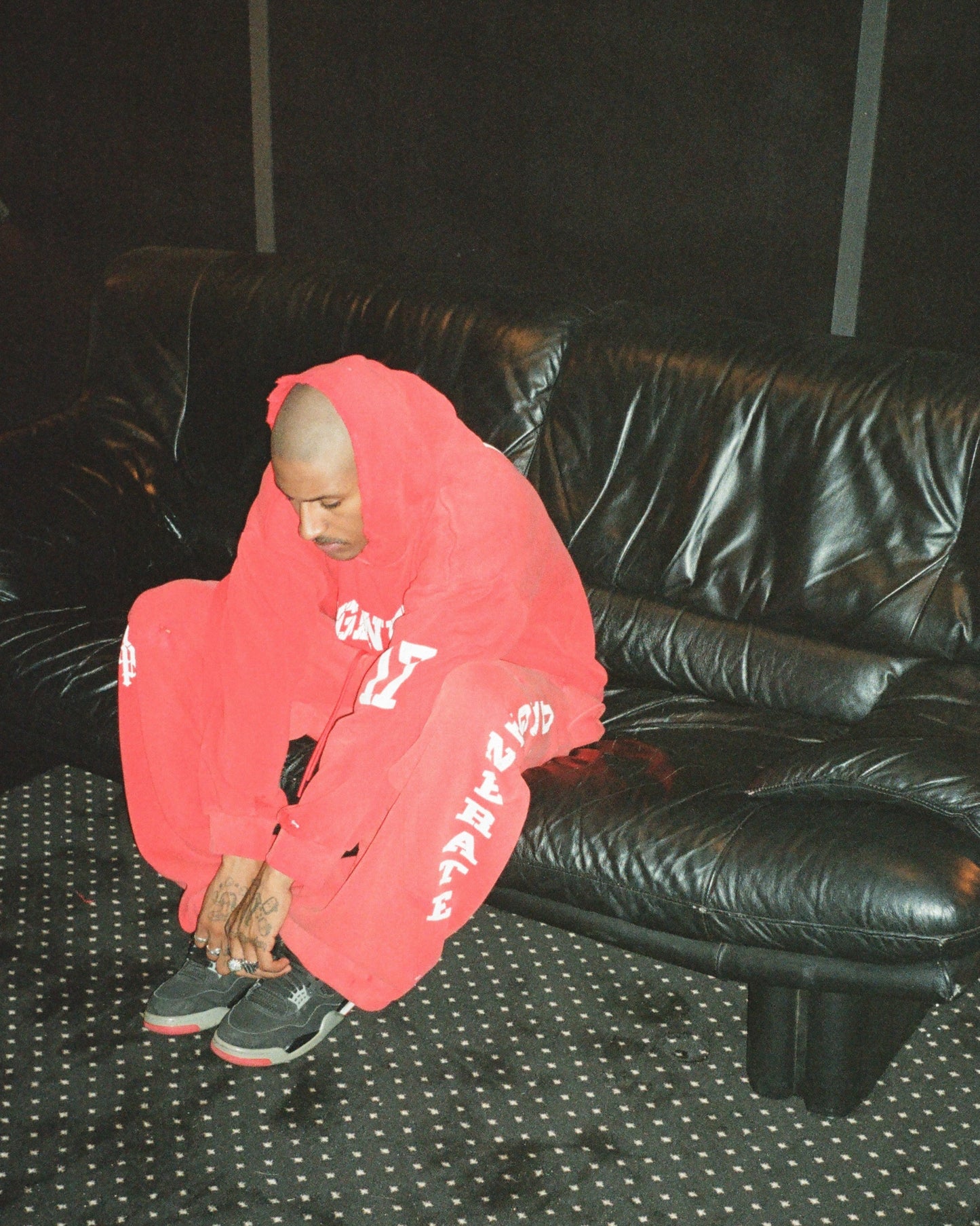 Degenerate Sweatpants – Deep Red