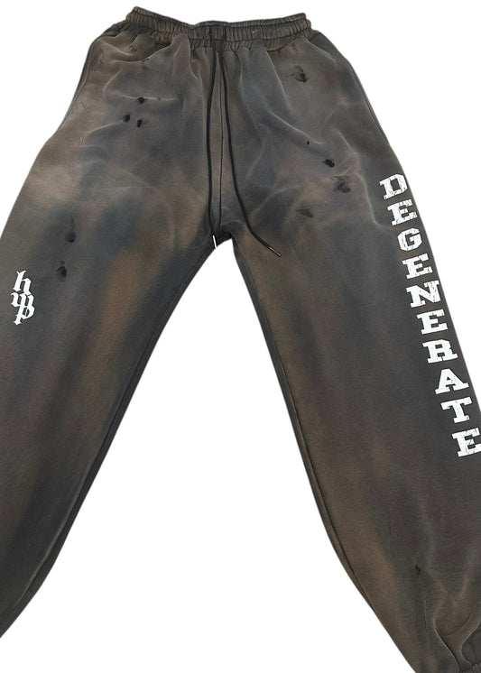 Degenerate Sweatpants – Faded Black